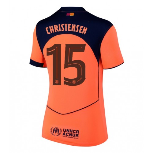 Stroje piłkarskie Barcelona Andreas Christensen #15 Koszulka Trzeciej dla damskie 2025-26 Krótki Rękaw